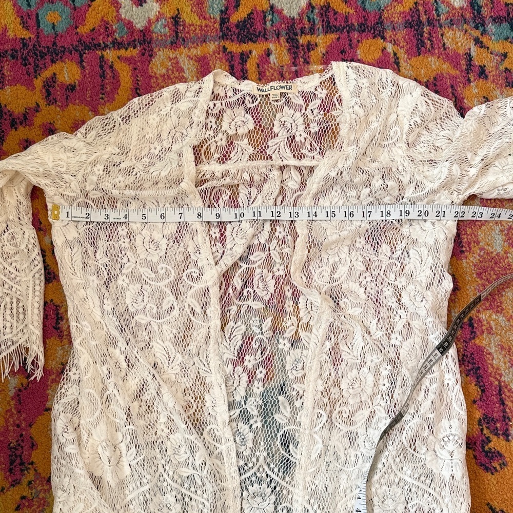Wallflower Floral Lace Cardigan - Picture 6 of 6